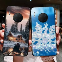 yinuoda landscape winter light snow phone case for huawei mate 20 10 9 40 30 lite pro x nova 2 3i 7se