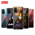 Перчатка с логотипом Marvel Мстители бесконечности для Samsung Galaxy A01 A11 A21S A31 A51 A71 A91 A12 A32 A42 A52 A72 A02S, черный чехол для телефона