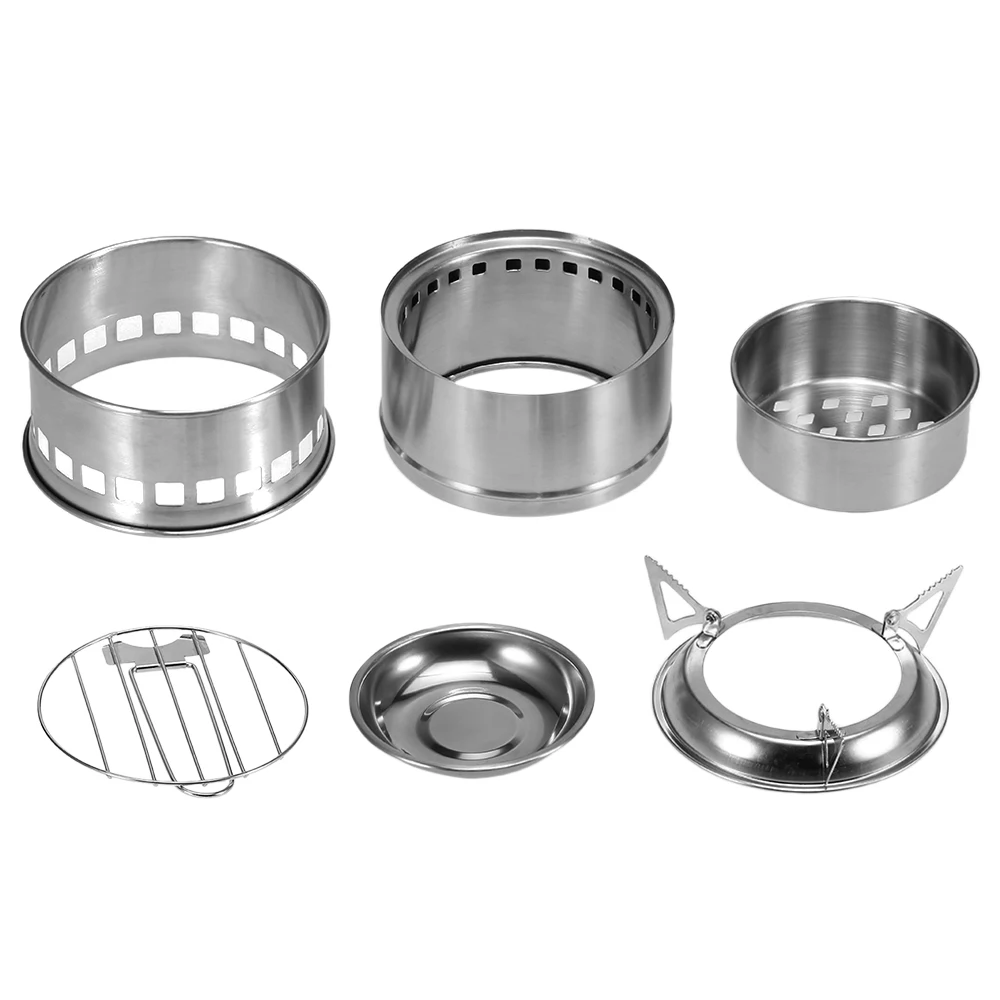 Портативная Складная горелка для кемпинга уличная приготовления пищи