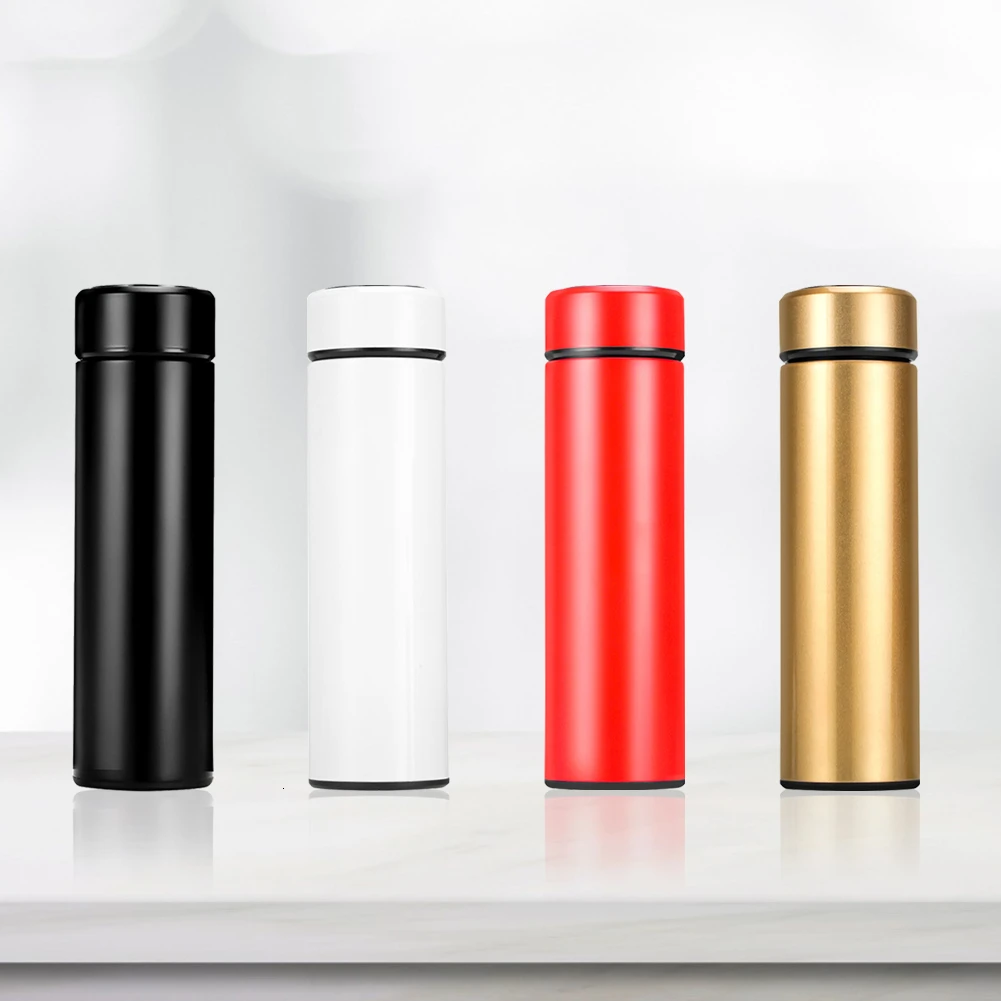 500 мл термосы температурный дисплей 304 нержавеющая сталь моя бутылка для горячей