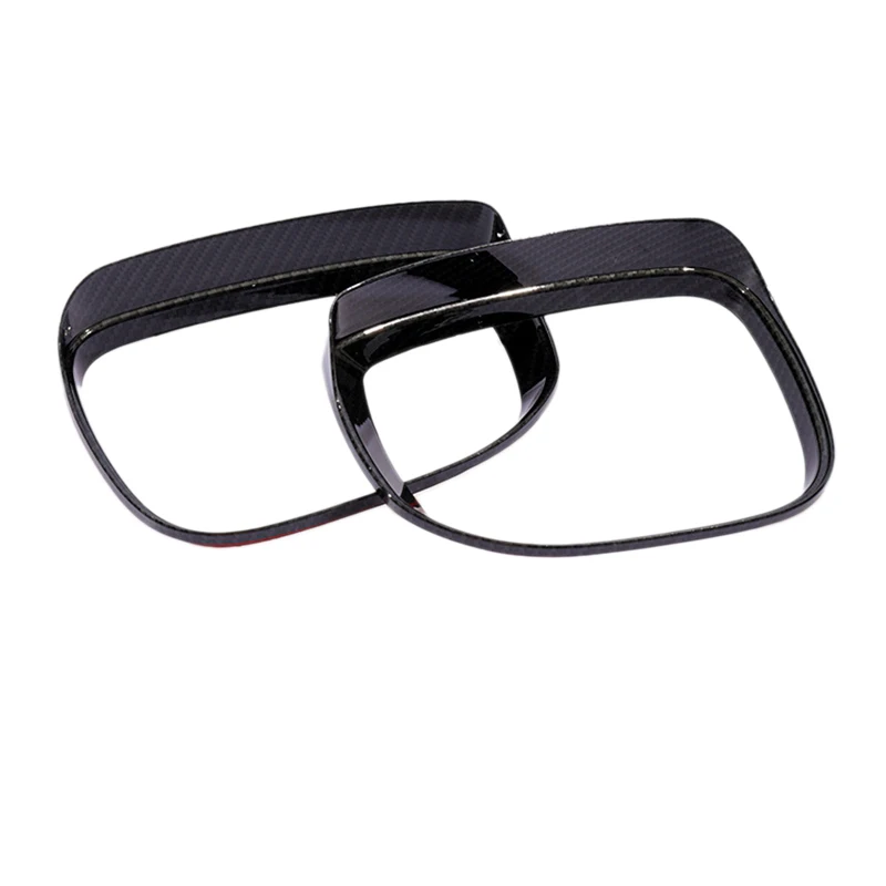 Углеродное волокно зеркало заднего вида Дождь Крышка для бровей Накладка Mazda CX 5