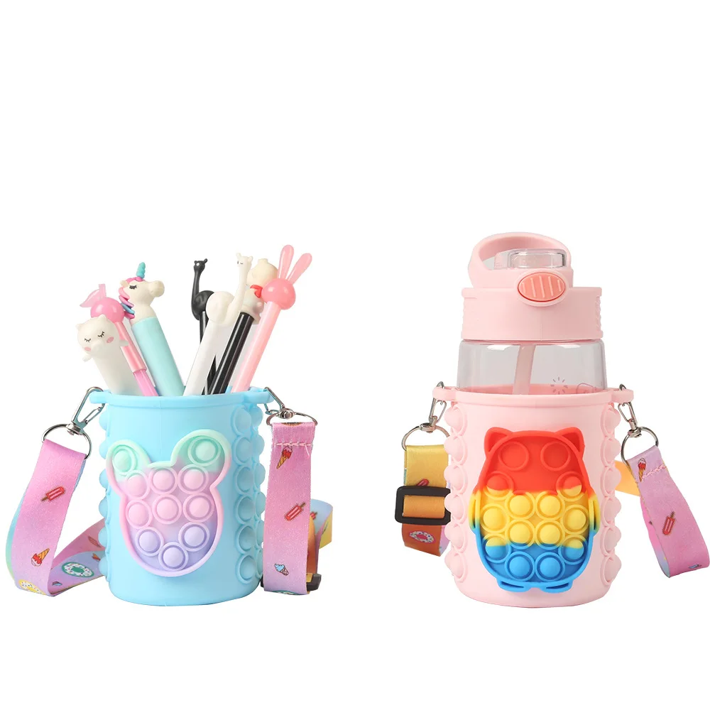 Набор шапок игрушки-антистресс держатель для карандашей чехол антистресс