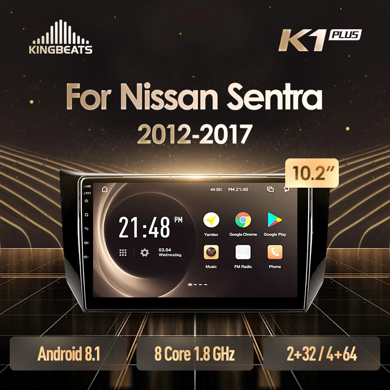 KingBeats штатное головное устройство For Nissan Sentra B17 2012 2017 GPS Android 8.1 автомагнитола на
