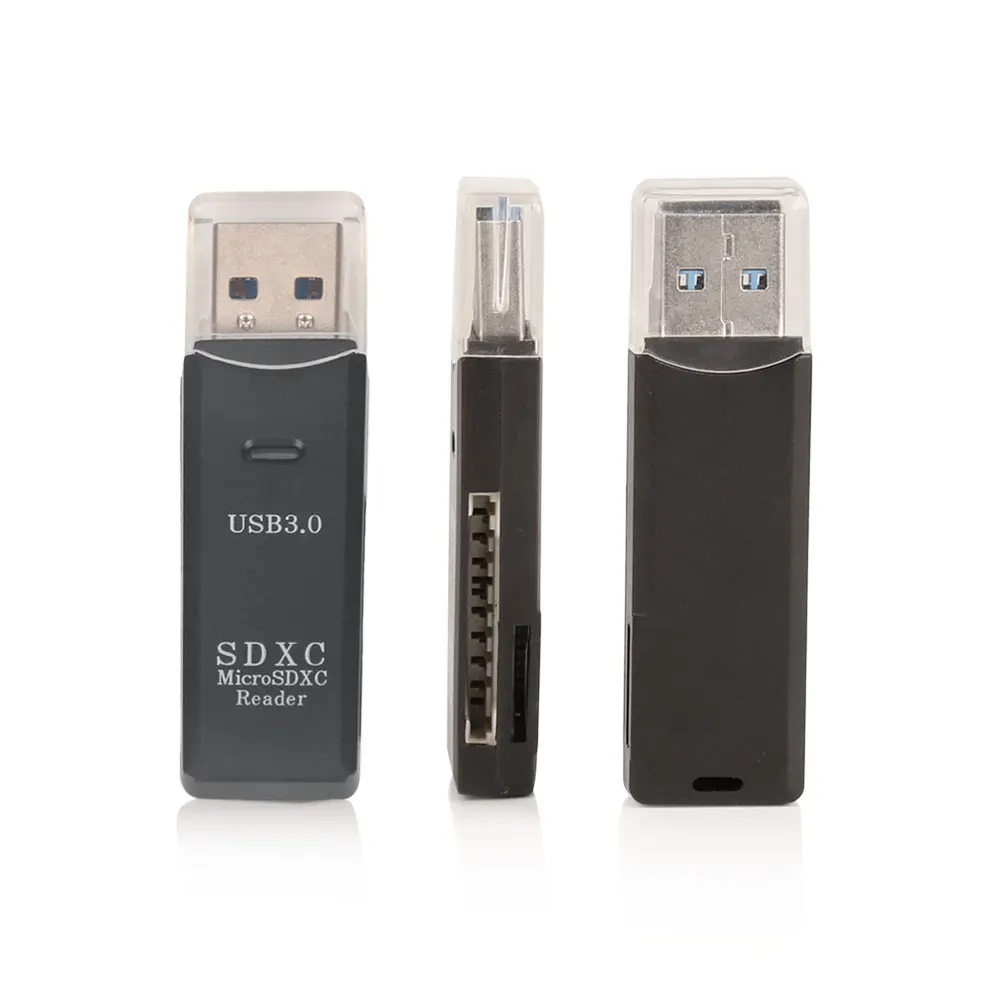 Устройство для чтения карт памяти 2 в 1 079UK до 128 ГБ USB 3 0 TF SD/Micro SD/SDHC/SDXC|Кабели