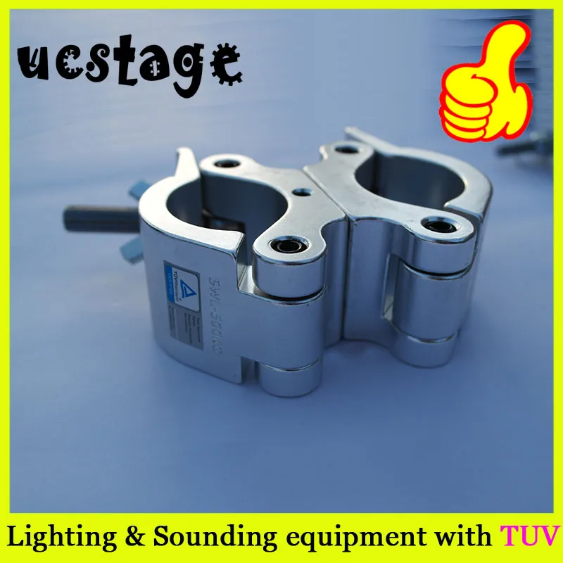 

Аксессуары для ссветильник диджея, Профессиональный поворотный зажим, трубный зажим 48-50 мм, вес загрузки 500 кг