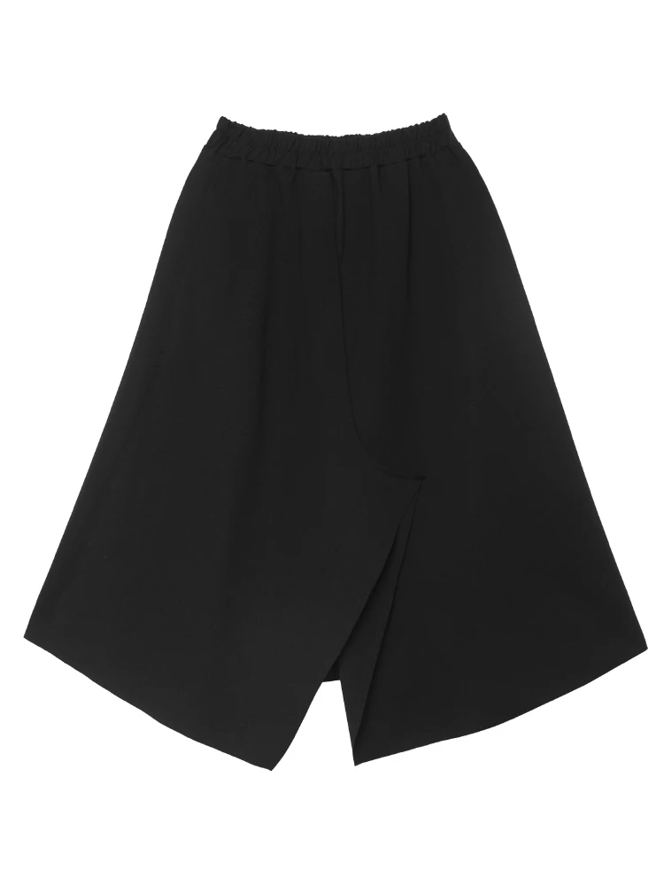 

UMI MAO Spring Clothes Yamamoto Wind Dark Irregular Long Skirt Women Black Loose Deconstructed Niche Japanese Skirt Women