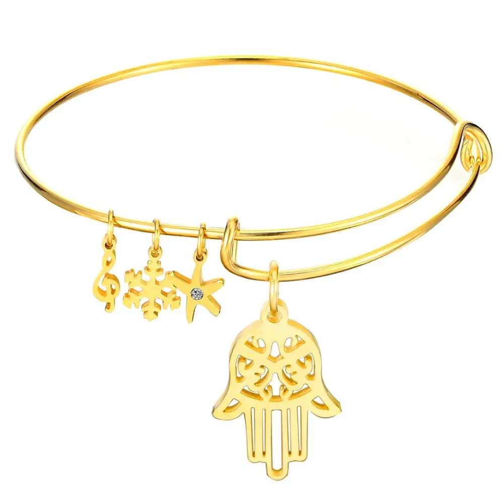 Детские браслеты LUXUKISSKIDS из нержавеющей стали подвески в виде музыкальной ноты