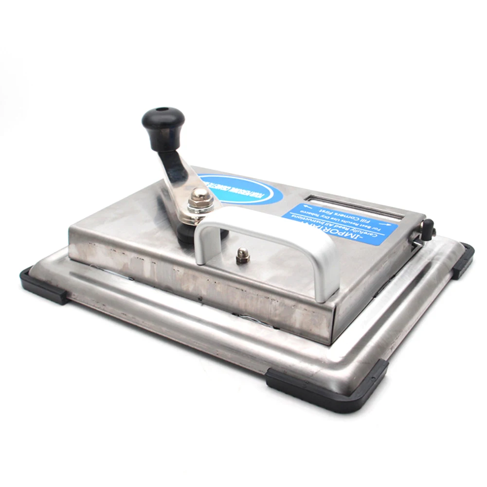 Настольная ручная машинка для скручивания сигарет из нержавеющей стали табака