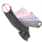 Кольцо-фаллоимитатор многоразовое, стойкое, презерватив для задержки