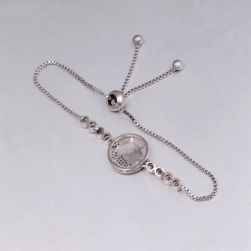 Браслет с цирконием для женщин регулируемый браслет эмалированием в подарок на