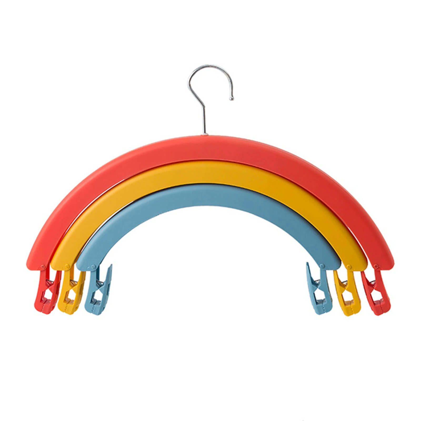 

Three-Layer Multifunctional Rotating Clothes Hanger Rainbow Hanger Durable for Home DNJ998