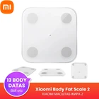 Оригинальные весы Xiaomi Body Fat Scale 2, Bluetooth 5,0, тест на баланс, 13 дюймов, монитор данных о здоровье, светодиодный дисплей, точные весы с ИМТ, приложение Mifit