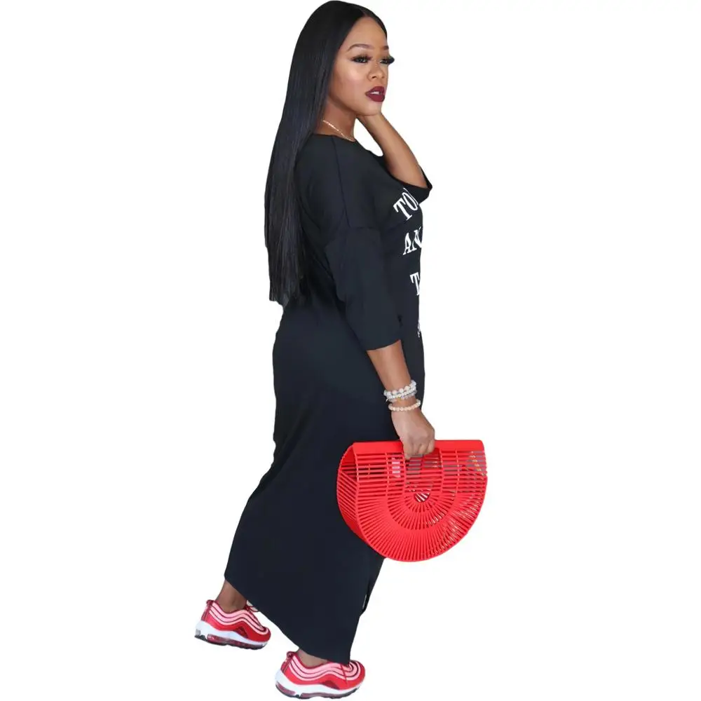 Повседневное платье с надписью Adogirl | Женская одежда