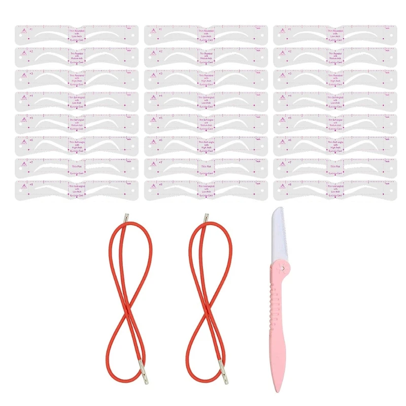 

Grooming Shaping Balanced Template Eyebrow Makeup Eye Brow Class Drawing Guide Eyebrow Stencil Card Template Helper