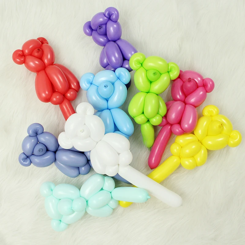 Новинка 10 шт макарун Волшебные длинные латексные шары 260N 360N 660N