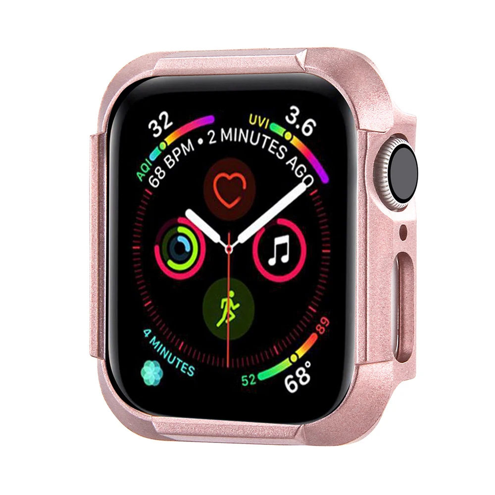 Чехол из поликарбоната для Apple Watch 4, 40 мм, 44 мм, защитный чехол для iWatch 5, 40, 44 мм, бампер для часов, Жесткая Броня, защитная рамка, серия 4