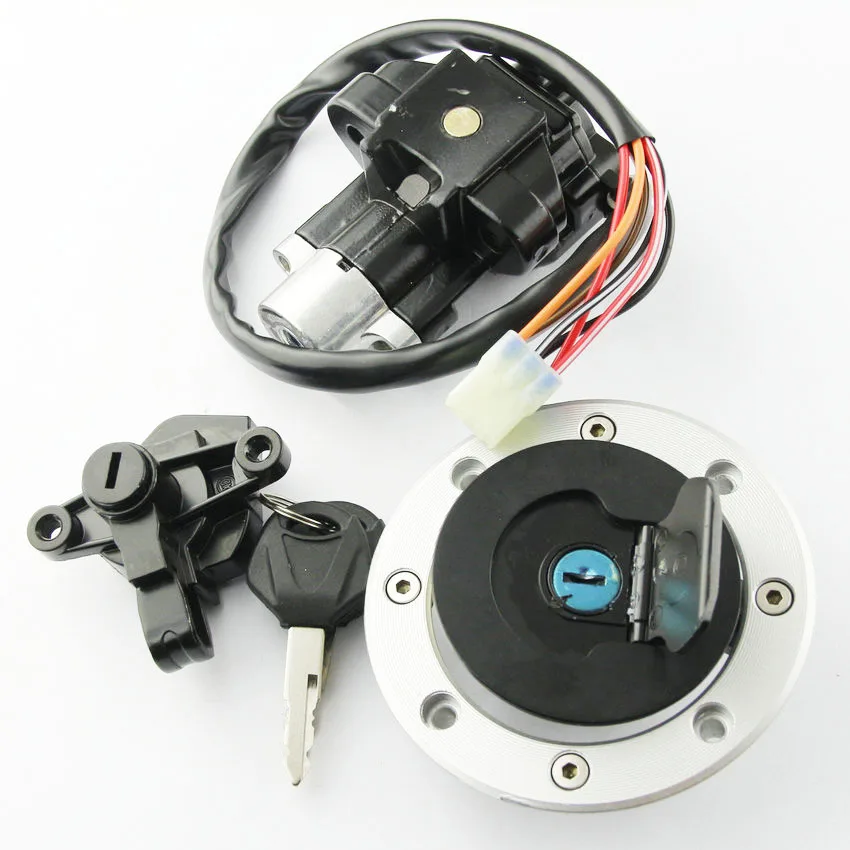 Комплект замков зажигания для мотоцикла крышка бензобака Suzuki GSF600 GSF1200 Bandit