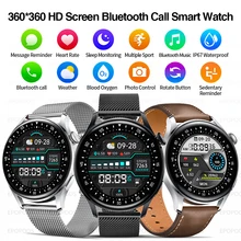 watch 3 pro Bluetooth call Smart Watch 360*360 IPS Men 2021 IP67 Waterproof Android Smartwatch for Men Women Android Phone IOS