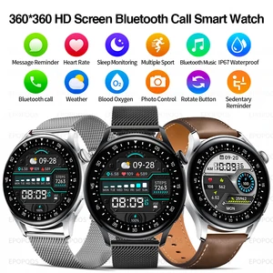 watch 3 pro bluetooth call smart watch 360360 ips men 2021 ip67 waterproof android smartwatch for men women android phone ios free global shipping