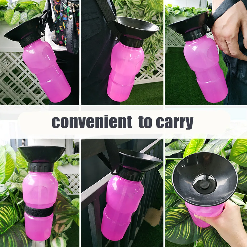 

Pet Dog Drinking Water Bottle Sports Squeeze Type Puppy Cat Portable Travel Outdoor Feed Bowl Drinking Water Jug Cup Dispenser