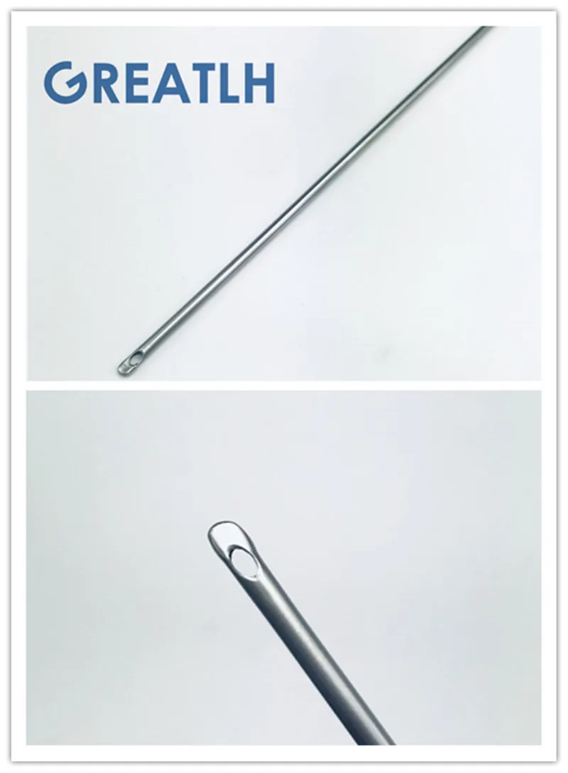 Двойное отверстие для сбора жира cannula стволовых клеток канюля липосакции