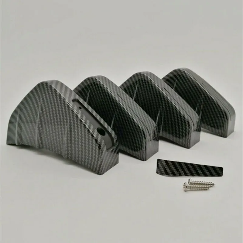 

4x Rear Bumper Lip Diffuser Fins Auto Car Replacement Practical Quality