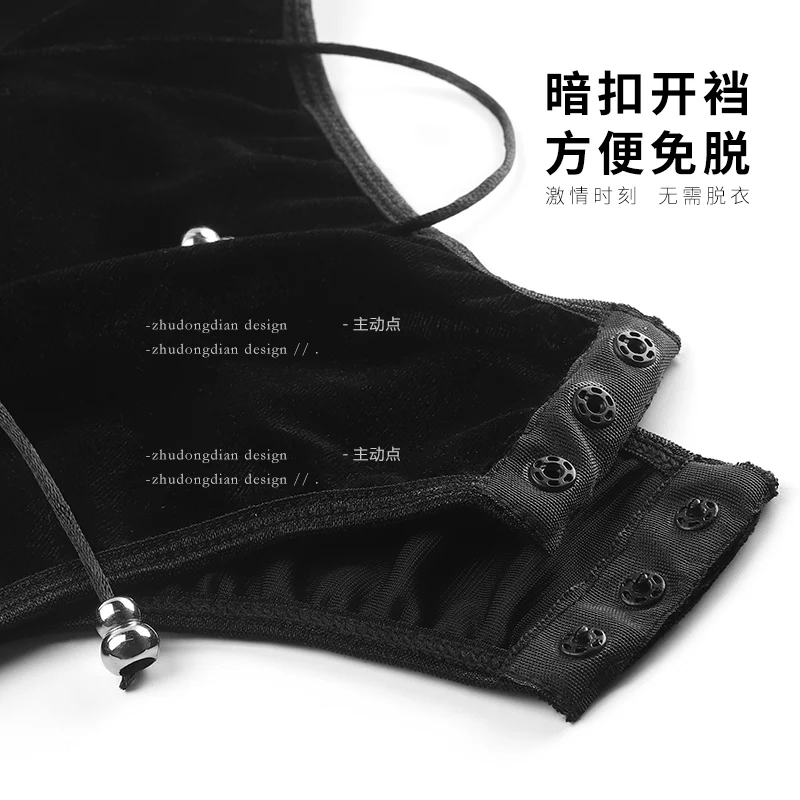 

Sexy underwear Bunny sexy super coquettish pajamas seductive tease bed uniform open crotch free passion suit