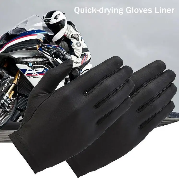 

1 Pair Motorcycle Ice Silk Quick-drying Gloves Breathable Fresh Stretchy Absorbent Summer Cycling Sports Gloves