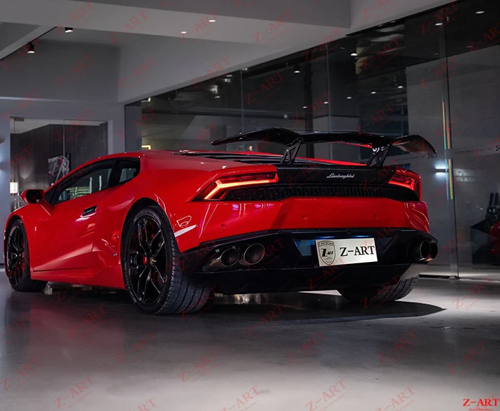 Z ART для Lamborghini Huracan углеродное волокно заднее крыло Lamboghini LP610 LP580 углерода