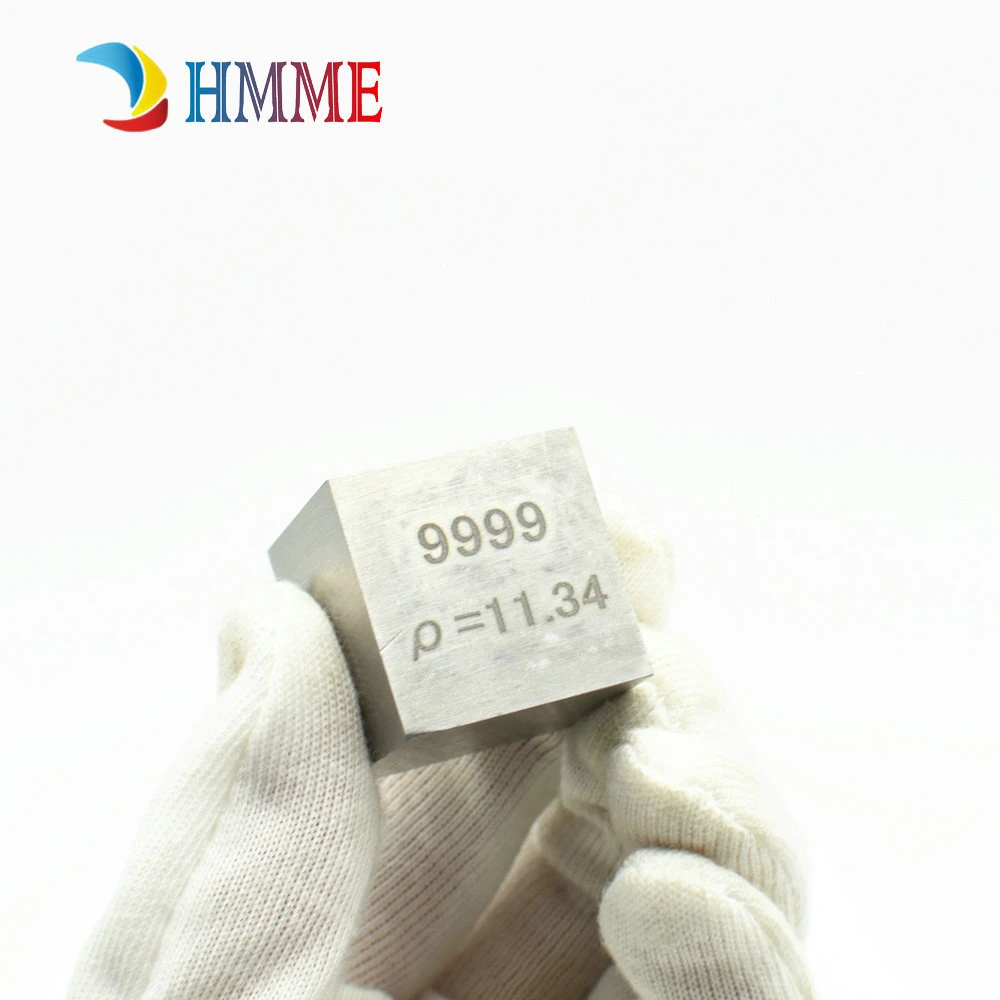Свинцовый куб высокой чистоты 10x10x10 мм/1 дюйм плюмбус Pb тяжелый металлический