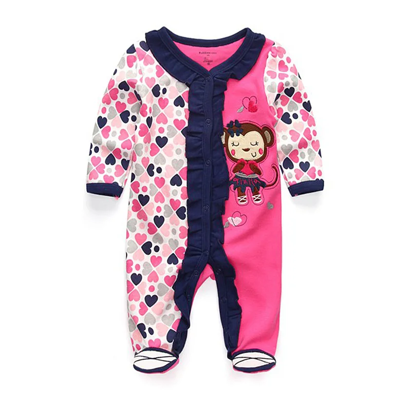 2020 Unisex Baby Rompers 0-12M Pajamas Newborn Clothing Set Girls Clothes Boy O-Neck Roupa de bebe Body | Детская одежда и обувь