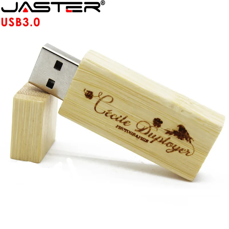 JASTER USB 3 0 Бесплатная Пользовательский логотип Деревянная Карта памяти usb флеш