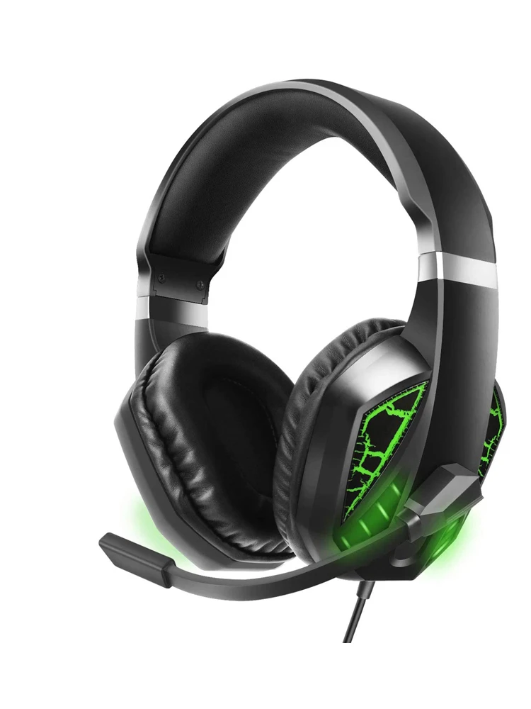 Стерео игровая гарнитура для PS4 ПК контроллером Xbox One Шум шумоподавления за ухо