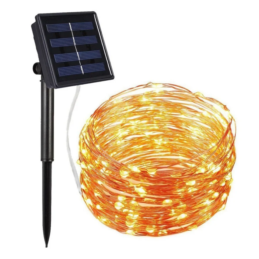 

10M 20M 30M 40M Solar Fairy String Light Outdoor Copper Wire Solar Light Garland For Christmas Garden Patio Trees Party Decor