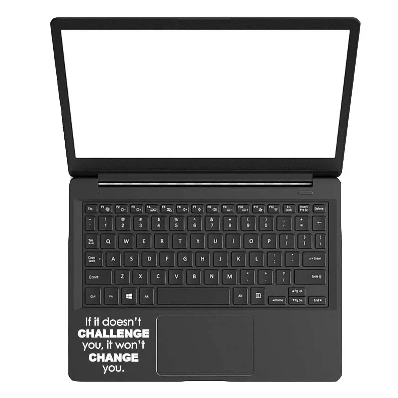 Вызов Цитата девиз трекпад наклейка для ноутбука MacBook Air Pro Retina 11 12 13 15 дюймов Mac Book