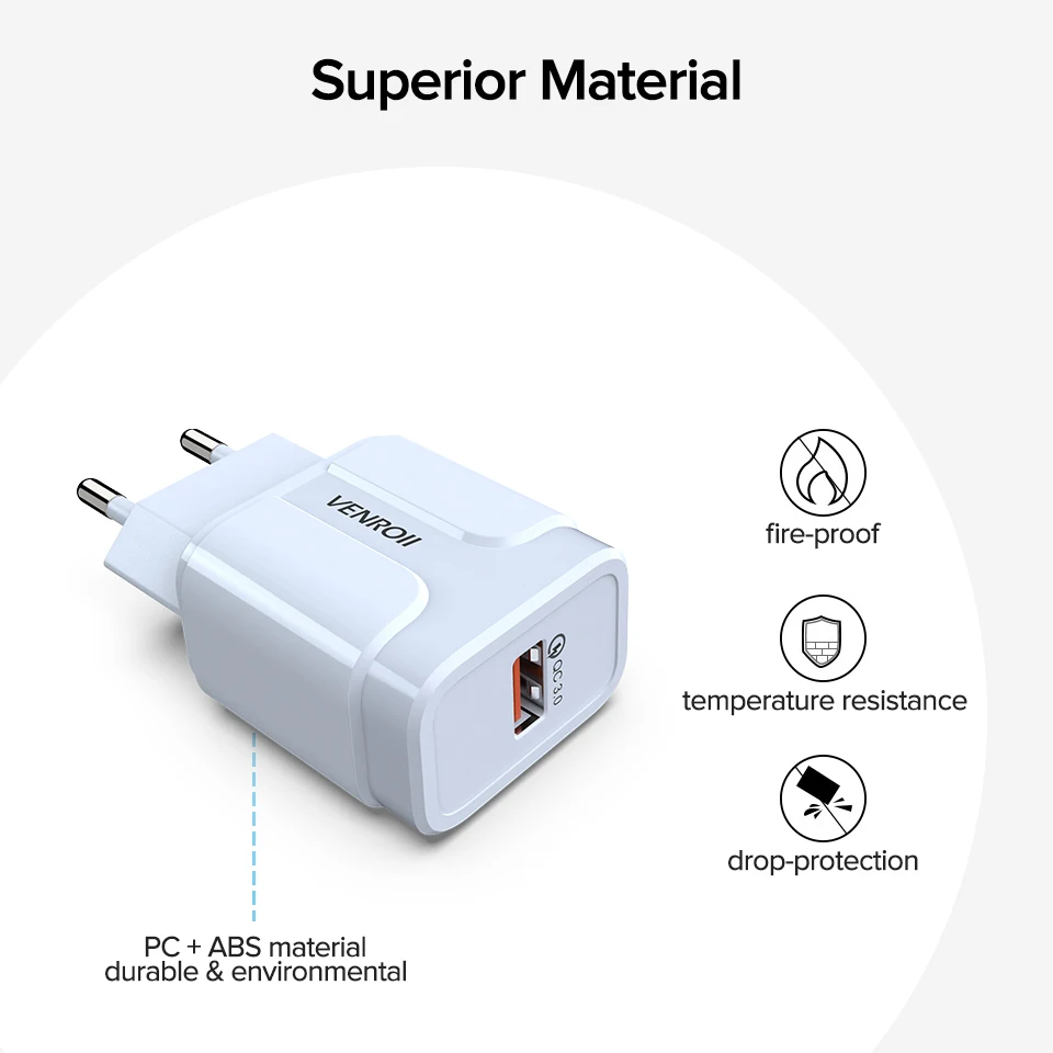 5 в 3 А USB зарядное устройство EU US Plug Quick Charge 3,0 адаптер для телефона Xiaomi 10 9 8 Redmi 18 Вт быстрое зарядное устройство для huawei Honor Oneplus LG