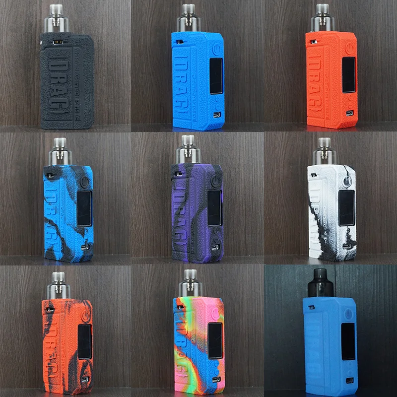 

Protective Silicone Texture Case for Voopoo Drag Max Mod Kit Vape Skin Sleeve Cover ModShield Wrap gel Case
