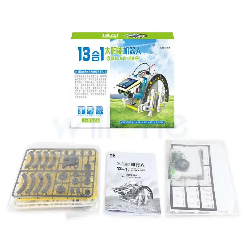 2 комплекта бесплатная доставка Солнечный робот с двигателем 13 в 1 Солнечные DIY