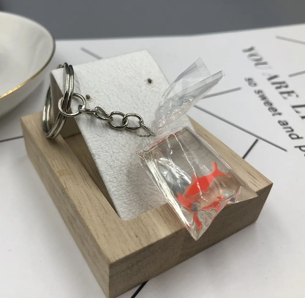 

Fashion Creative Koi Fish goldfish Water Bag Dangle Earrings Cute Handmade Earrings Womens Jewelry