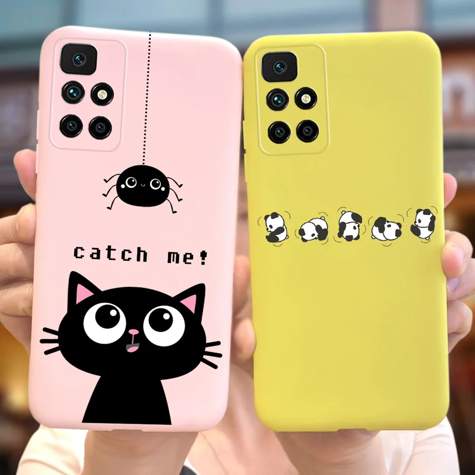 Чехол для Xiaomi Redmi 10 чехол с милым рисунком панды мягкий силиконовый телефона Redmi10