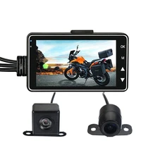 motorcycle driving recorder front and rear dual lens motorcycle hidden recorder 3 0 inch high definition screen accessories