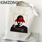 Сумка для покупок в стиле Академии зонтиков, сумки для покупок, сумка для покупок, тоут, Джутовая сумка