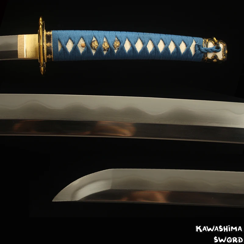 

Genuine Quality Japanese Handmade Sword Folded Steel Clay tempered Blade Sharp Real Tachi-Hand Milling Polished Katana-2021 New