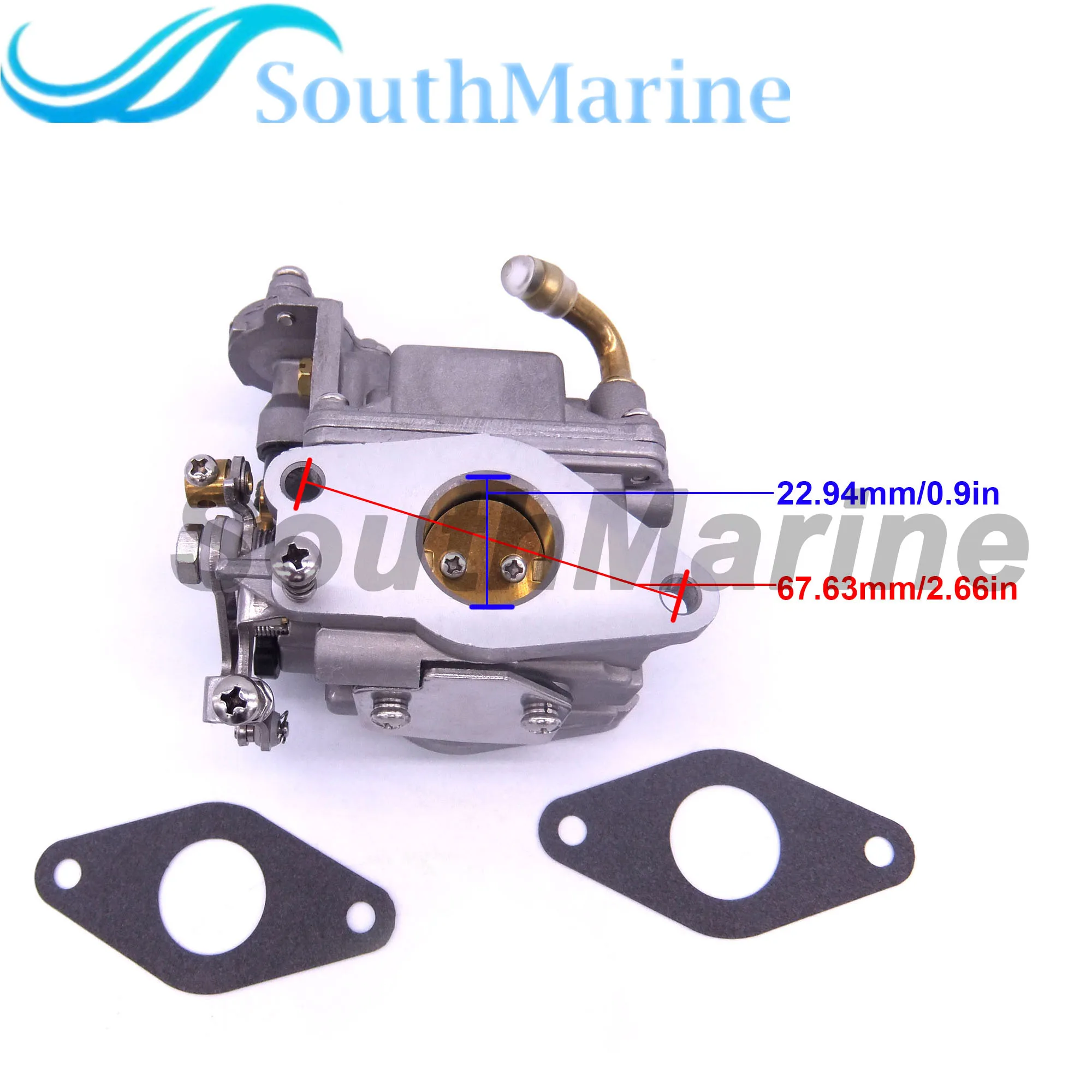 Boat Engine 5040793 Carburetor Assy and 5041274 Gaskets for Evinrude Johnson OMC 9.8HP 4-Stroke Outboard Motor | Автомобили и
