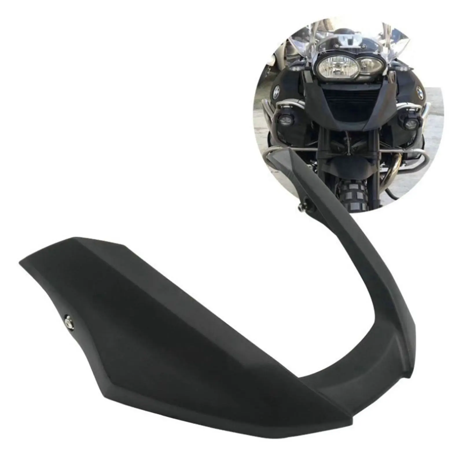 

Motorcycle Front Mud Fender Beak Extension Wheel Cover for BMW R1200GS 2008-2012