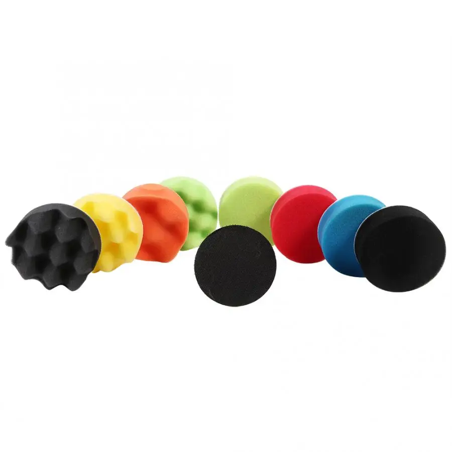 Набор полировальных насадок Qiilu губки для автомобиля аксессуары полировки 3