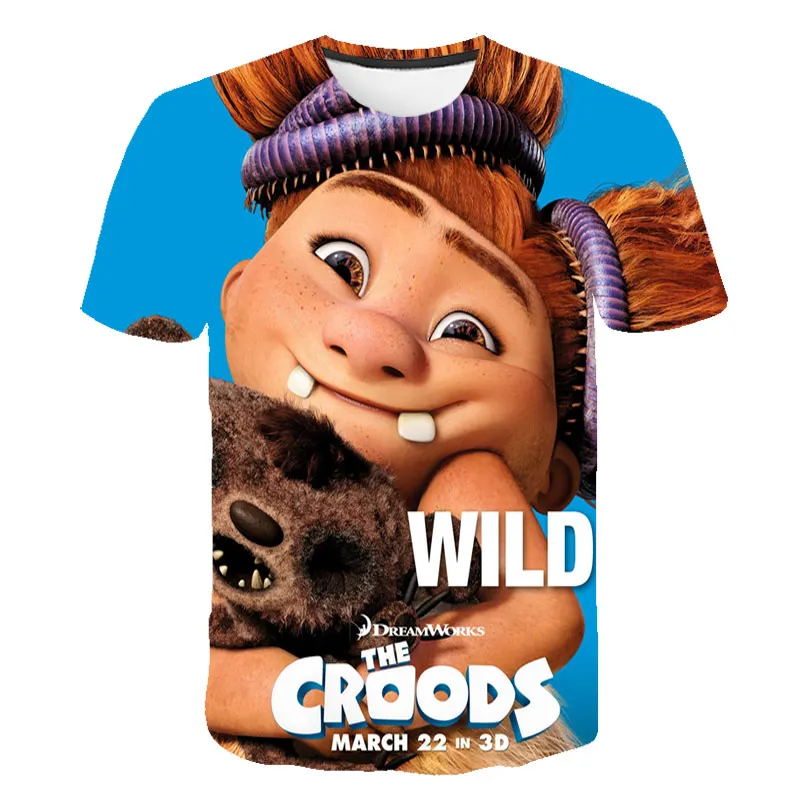 

Novelties 2021 New Short Sleeves T-shirts Animated Characters Can Be Customized Round Collar Tshirt Boys'and Girls'sympathies