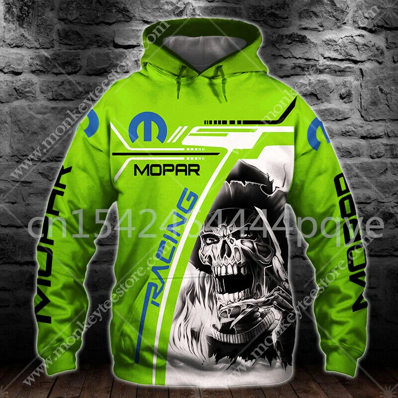 

Толстовка Mopar мужская оверсайз, Свитшот в стиле Харадзюку, худи с объемным рисунком аниме, уличная одежда в стиле хип-хоп