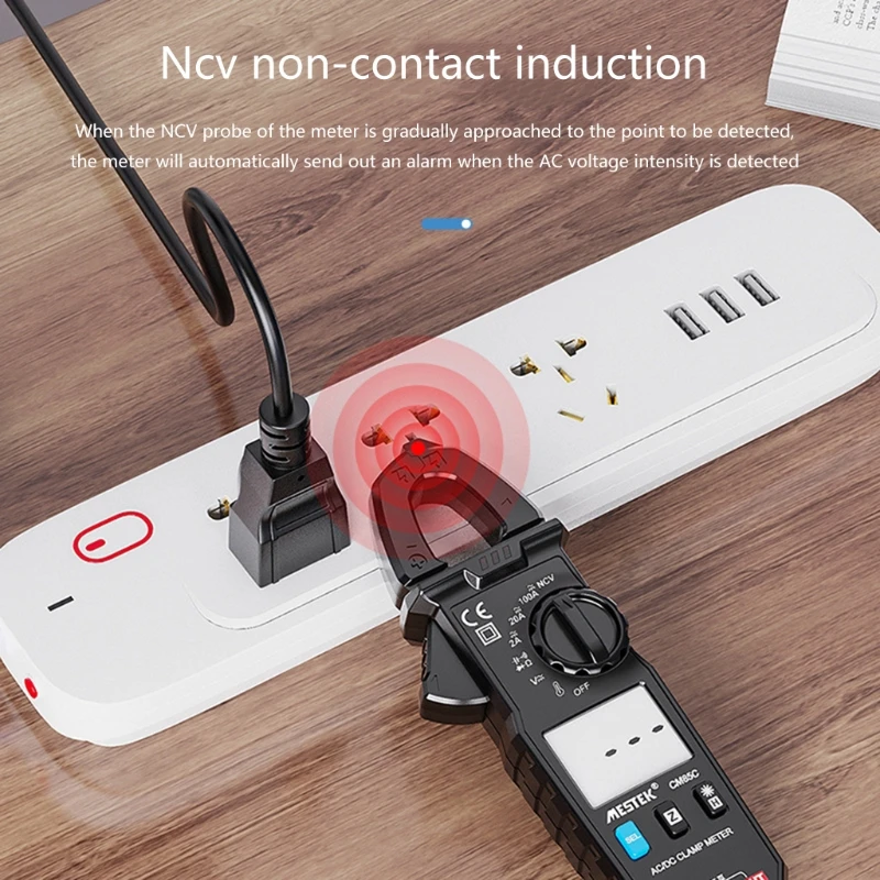 Цифровой измеритель-зажим с автоматическим выбором диапазона 2000 отсчетов