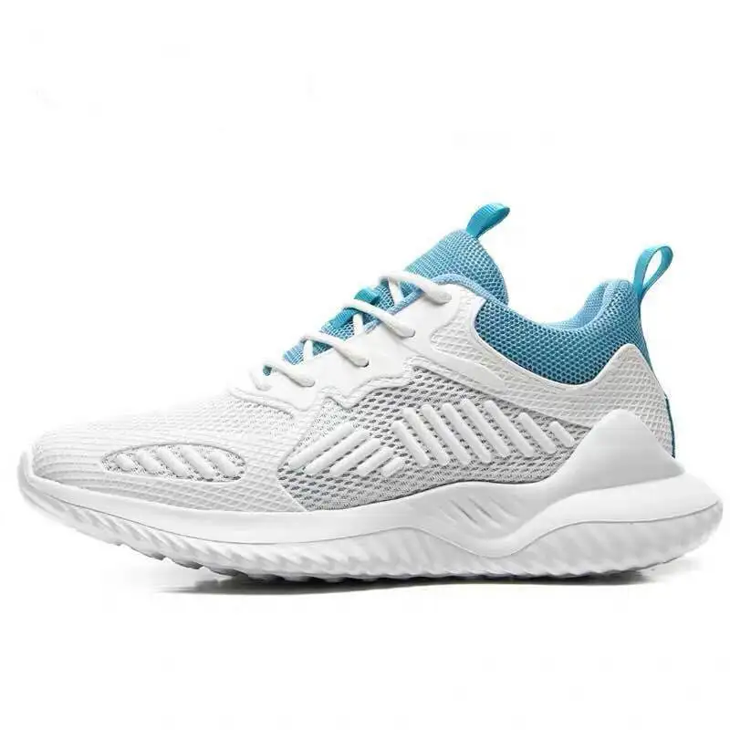 Новая Белая обувь для мужчин кроссовки на платформе дышащие шнуровке взрослых